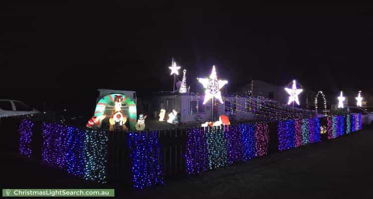 Christmas Light display at 8 Breen Street, Sarina