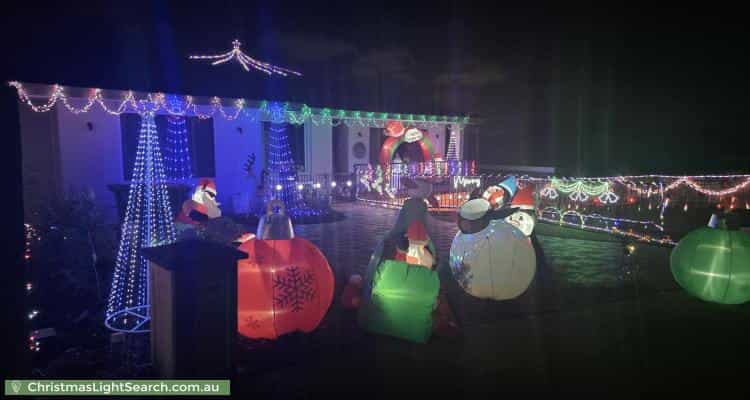 Christmas Light display at 17 Aumerle Way, Spearwood