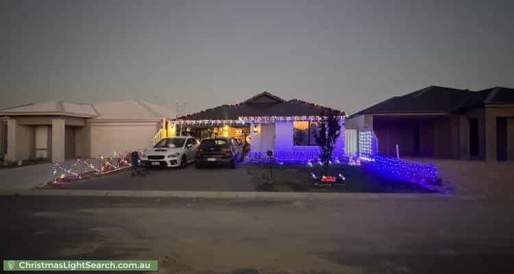 Christmas Light display at 8 Grafton Way, Hilbert