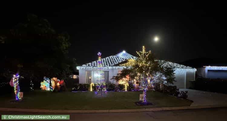 Christmas Light display at 4 Amalfi Chase, Baldivis