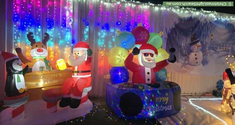 Christmas Light display at 31 Coghlan Crescent, Doonside