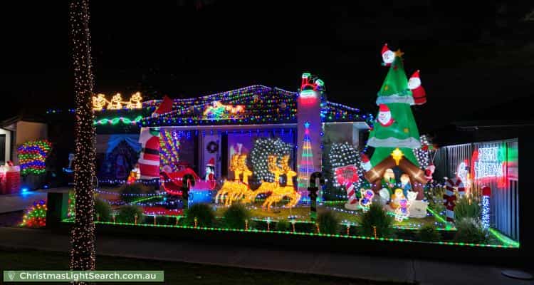 Christmas Light display at 11 Klandy Drive, Kalkallo