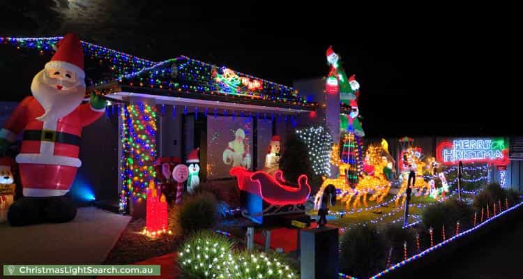 Christmas Light display at 11 Klandy Drive, Kalkallo