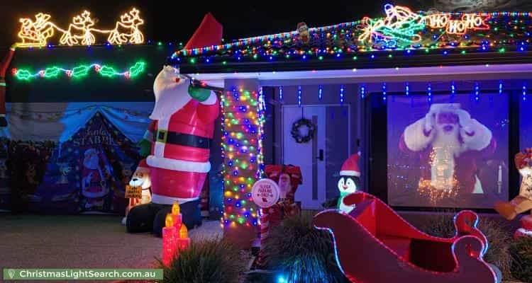 Christmas Light display at 11 Klandy Drive, Kalkallo