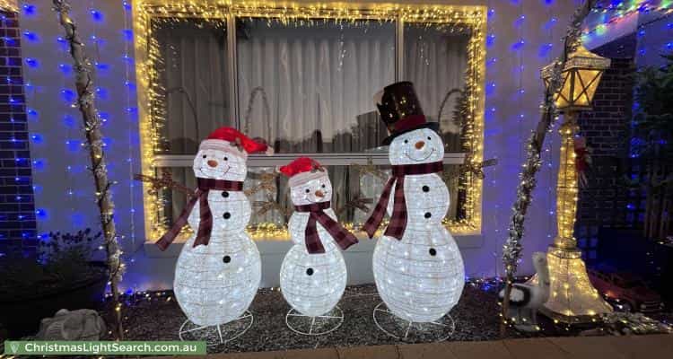 Christmas Light display at 26 Reveley Crescent, Stirling