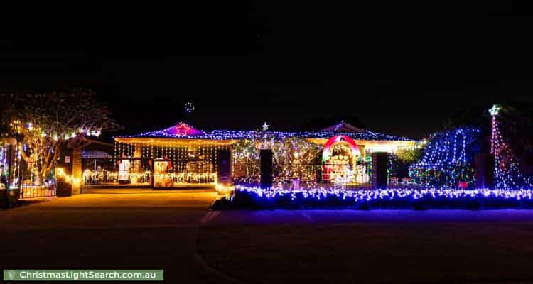 Christmas Light display at  Metcalfe Road, Parkwood