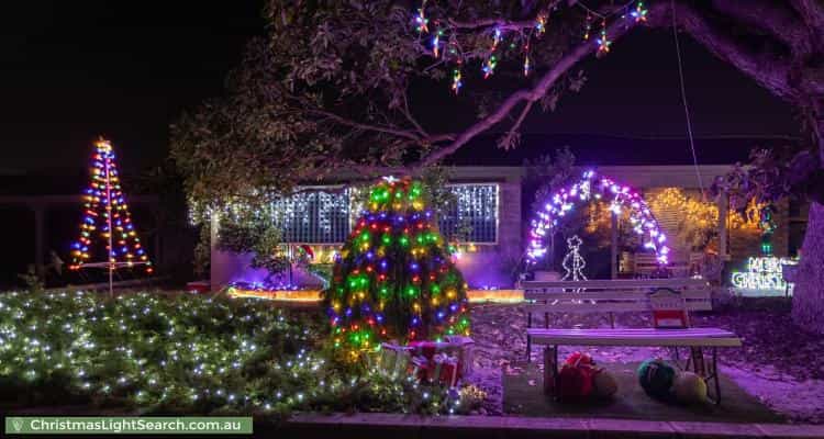 Christmas Light display at  Metcalfe Road, Parkwood