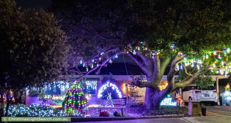 Christmas Light display at  Metcalfe Road, Parkwood