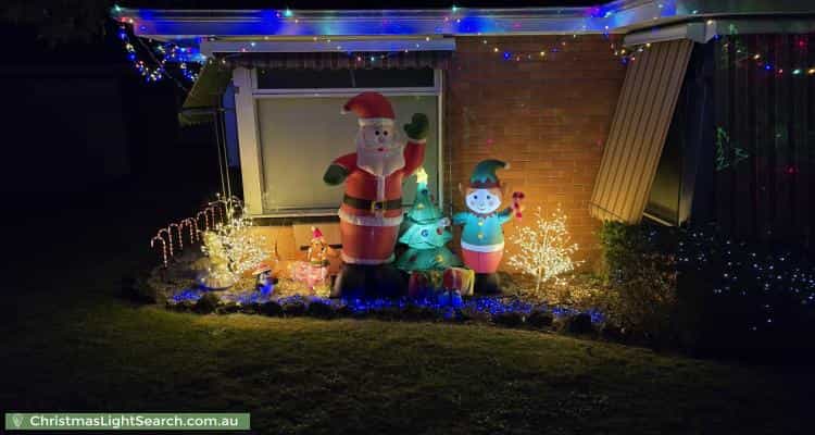 Christmas Light display at 32 Bimbadeen Crescent, Yallambie
