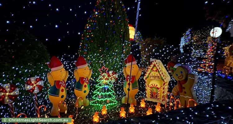 Christmas Light display at 13 Ruthven Street, Gowrie