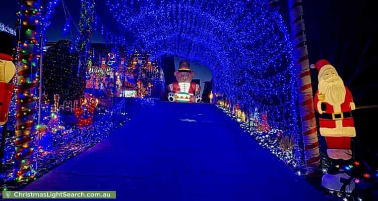 Christmas Light display at 13 Ruthven Street, Gowrie