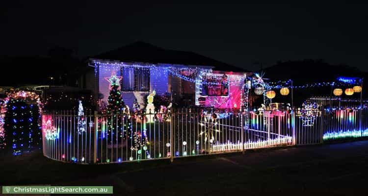 Christmas Light display at 99 Willan Drive, Cartwright