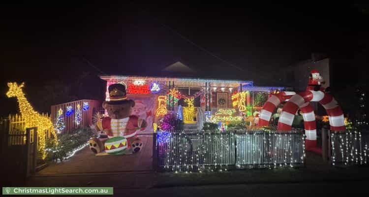 Christmas Light display at 101 Picnic Point Road, Panania