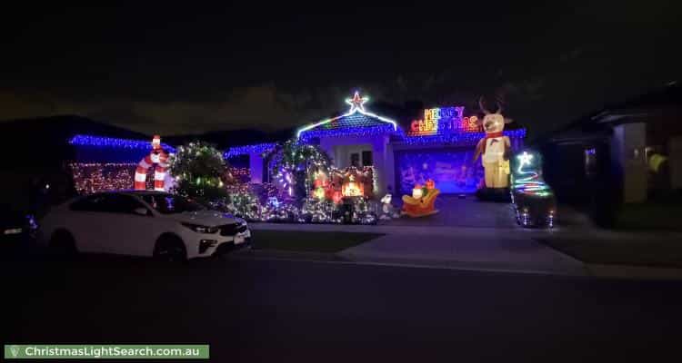 Christmas Light display at 3 Colonnade Street, Clyde North