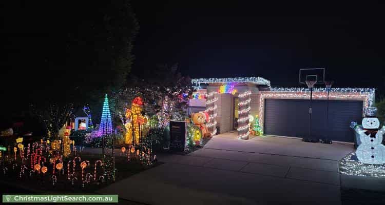 Christmas Light display at 4 Casilda Street, Harrison