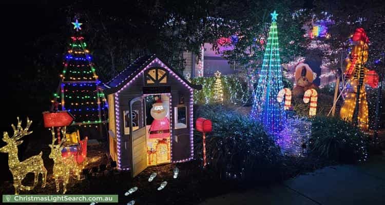 Christmas Light display at 4 Casilda Street, Harrison