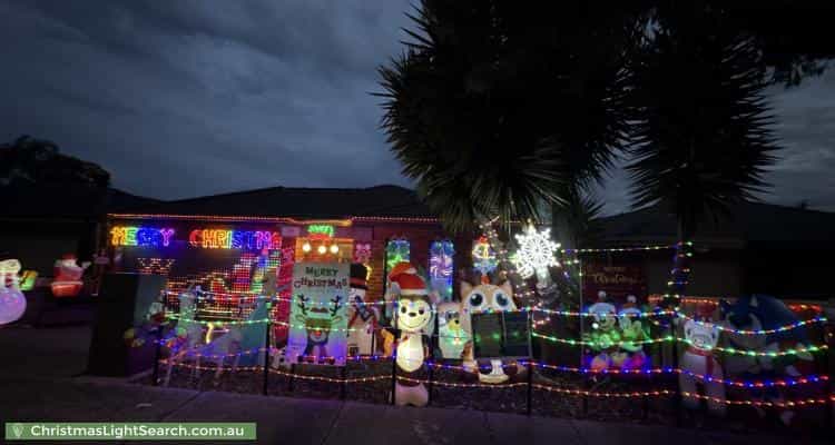 Christmas Light display at  Brush Road, Epping