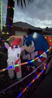 Christmas Light display at  Brush Road, Epping