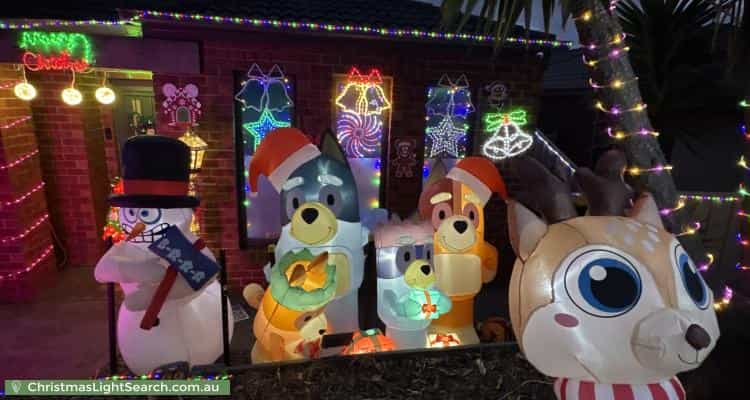Christmas Light display at  Brush Road, Epping