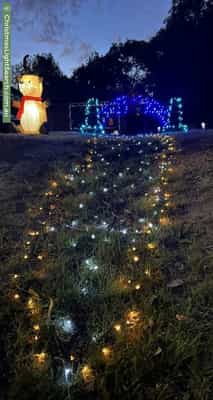 Christmas Light display at 23 Saint Georges Crescent, Croydon