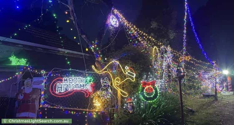 Christmas Light display at 1863 Greenhill Road, Uraidla