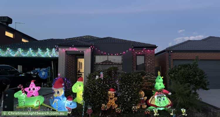 Christmas Light display at 16 Tramway Street, Point Cook