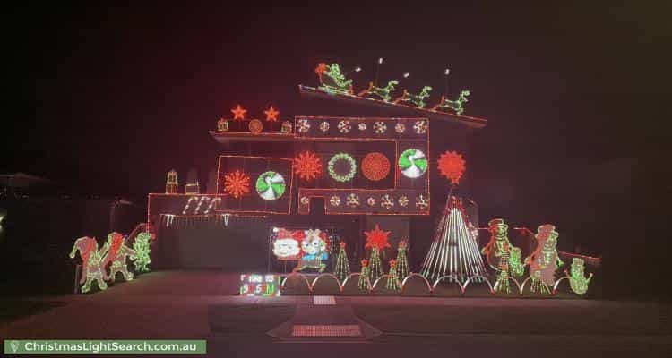 Christmas Light display at 19 Rivington Road, Point Cook