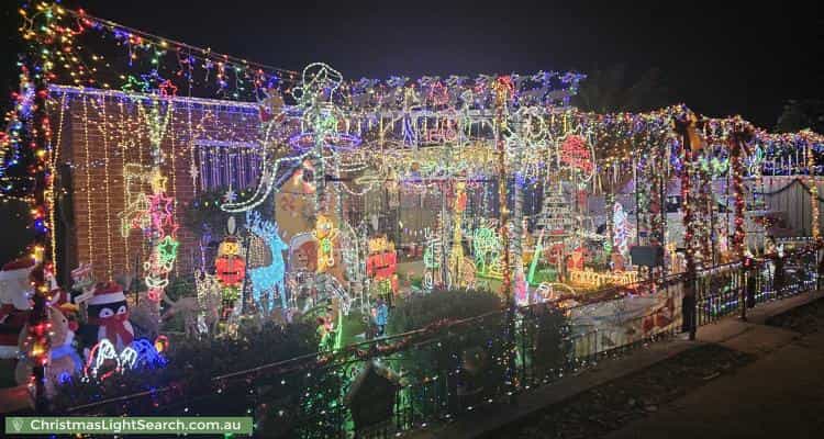 Christmas Light display at 45 Days Road, Croydon Park