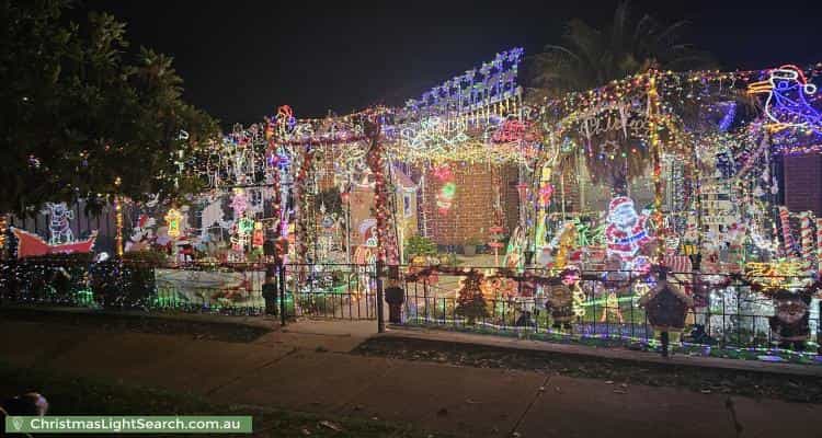 Christmas Light display at 45 Days Road, Croydon Park