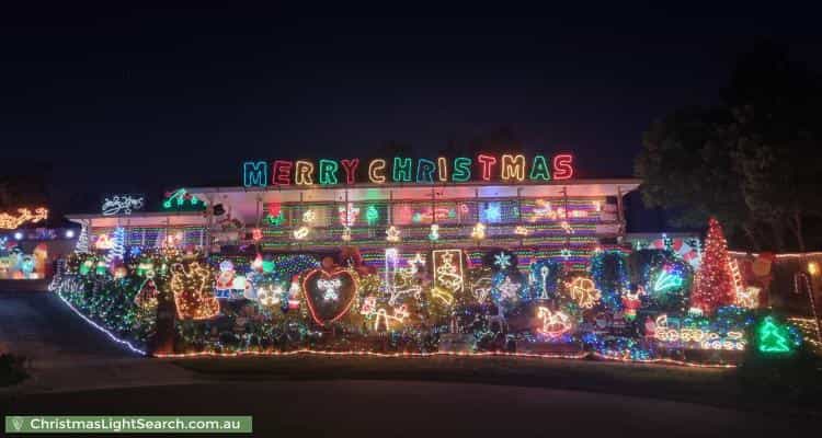 Christmas Light display at Boyd Close, Mooroolbark