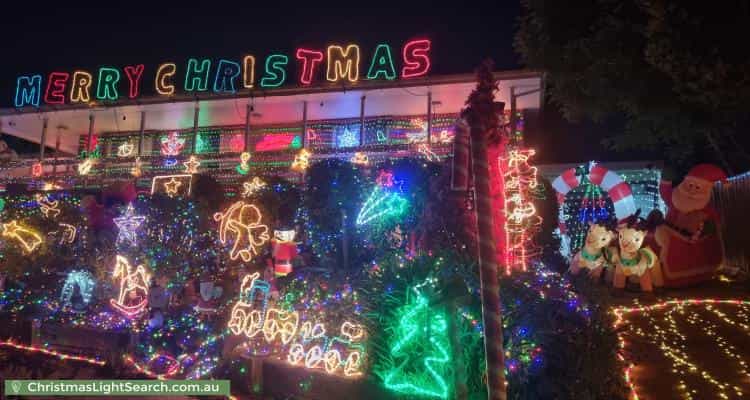 Christmas Light display at Boyd Close, Mooroolbark