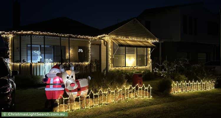 Christmas Light display at 8 Freeman Street, New Lambton