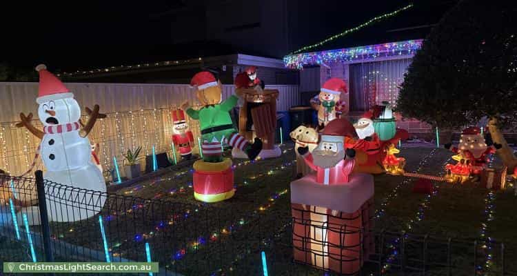 Christmas Light display at 39 Naretha Street, Holden Hill