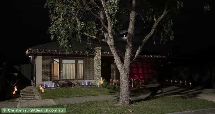 Christmas Light display at  Waterwheel Grove, Mernda