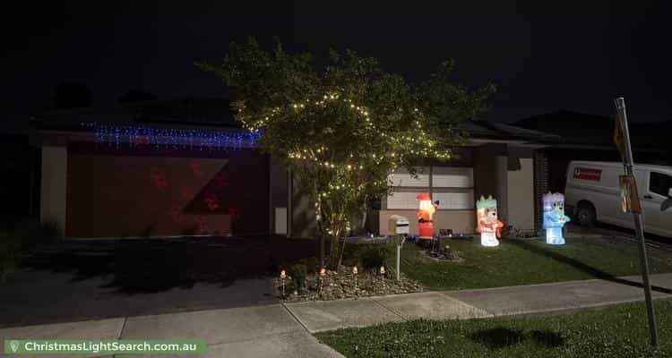 Christmas Light display at  Waterwheel Grove, Mernda