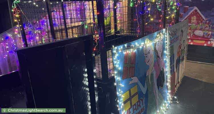 Christmas Light display at 62 Barondi Avenue, Narre Warren