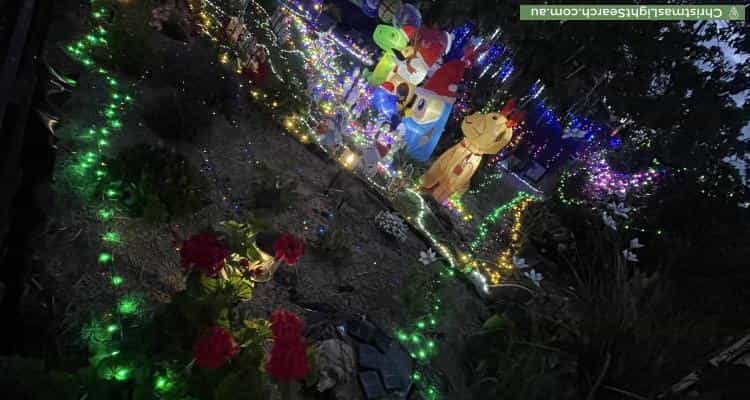 Christmas Light display at 62 Barondi Avenue, Narre Warren