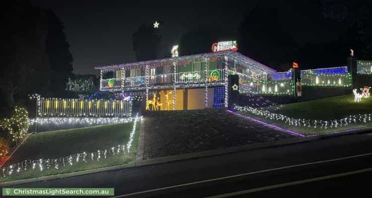 Christmas Light display at 28 Carawatha Avenue, Mount Nasura