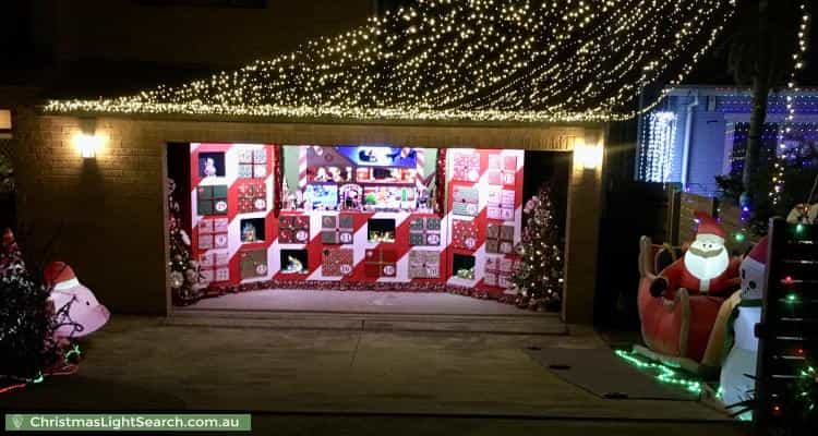 Christmas Light display at 20 Meehan Road, Cromer