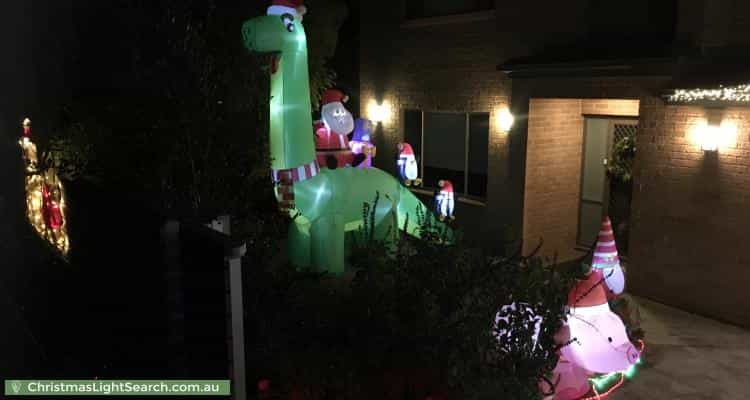 Christmas Light display at 20 Meehan Road, Cromer