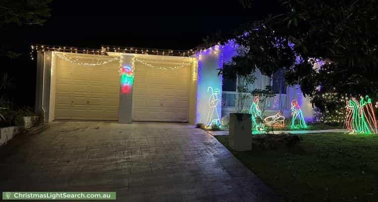 Christmas Light display at 6 Scarlet Oak Place, Calamvale