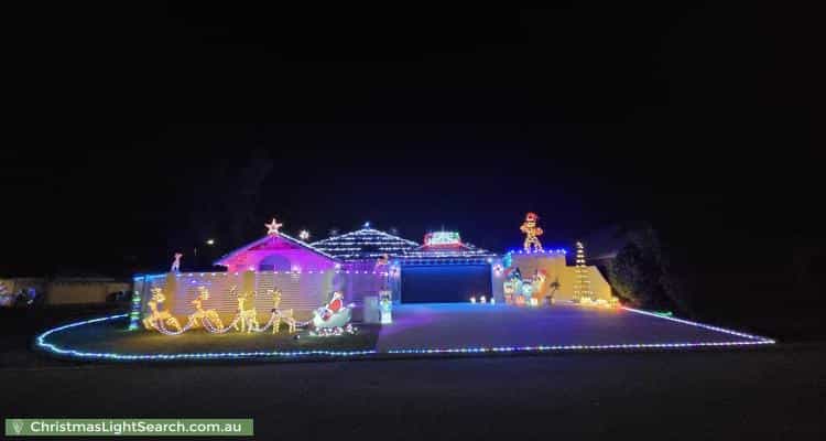 Christmas Light display at 9 Atanasoff Road, Tapping