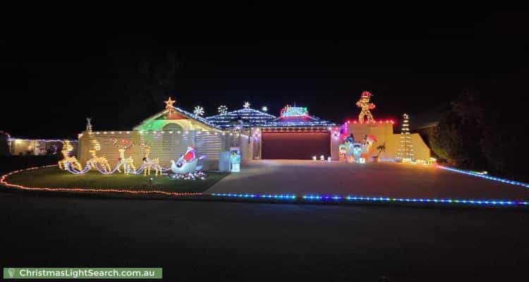 Christmas Light display at 9 Atanasoff Road, Tapping