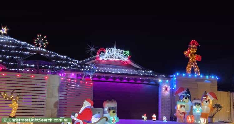 Christmas Light display at 9 Atanasoff Road, Tapping