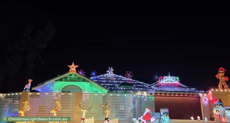 Christmas Light display at 9 Atanasoff Road, Tapping