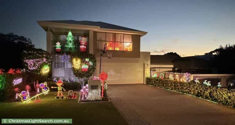 Christmas Light display at 27B Downey Drive, Manning