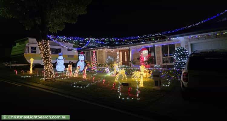 Christmas Light display at  Williamson Terrace, Greenwith