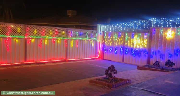 Christmas Light display at 247 Corfield Street, Gosnells