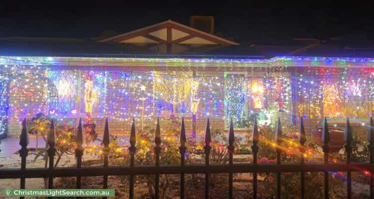 Christmas Light display at 247 Corfield Street, Gosnells