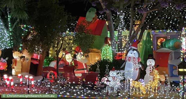 Christmas Light display at 9 Oakwood Avenue, Woodlands